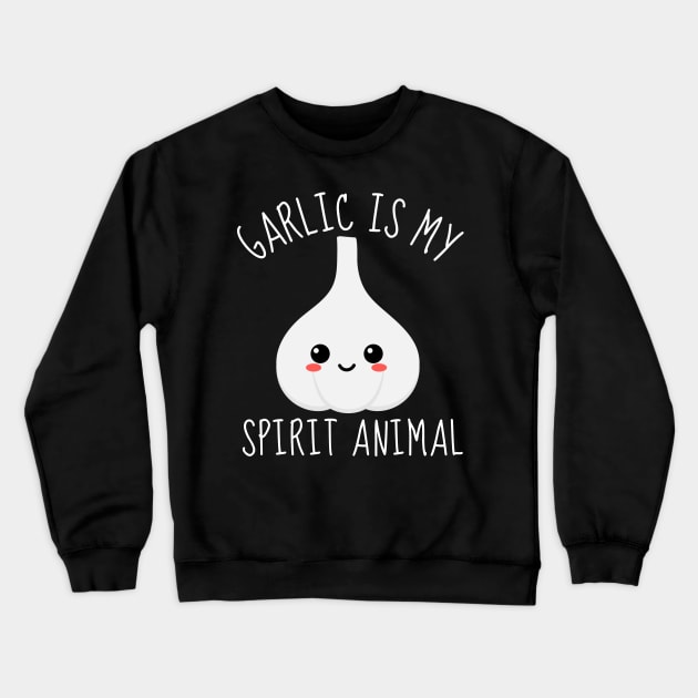 Garlic Whispers: My Spirited Clove Companion Crewneck Sweatshirt by DesignArchitect